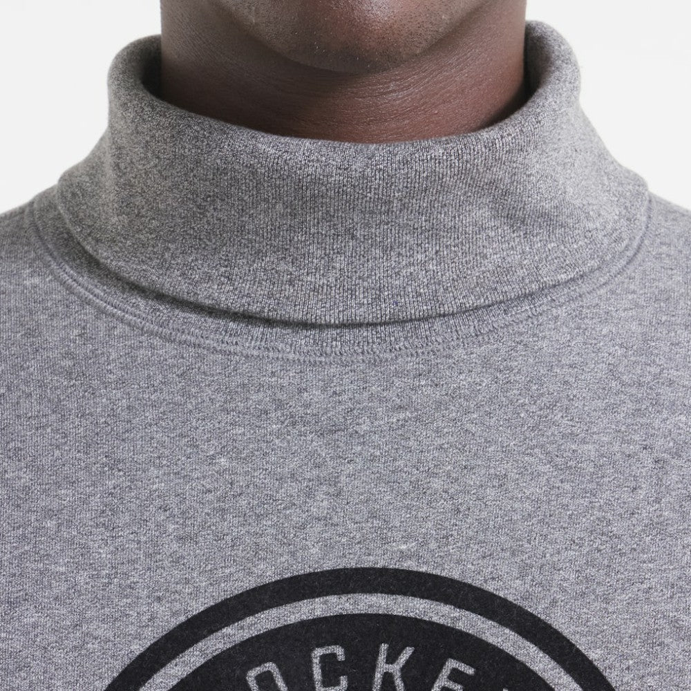 NHL Dark Heather Gray Utah Mammoth Todd Snyder by Fanatics Relaxed Canadian Fleece Turtleneck