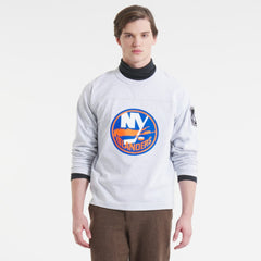 NHL Heather Gray New York Islanders Todd Snyder by Fanatics Heavyweight Football Jersey
