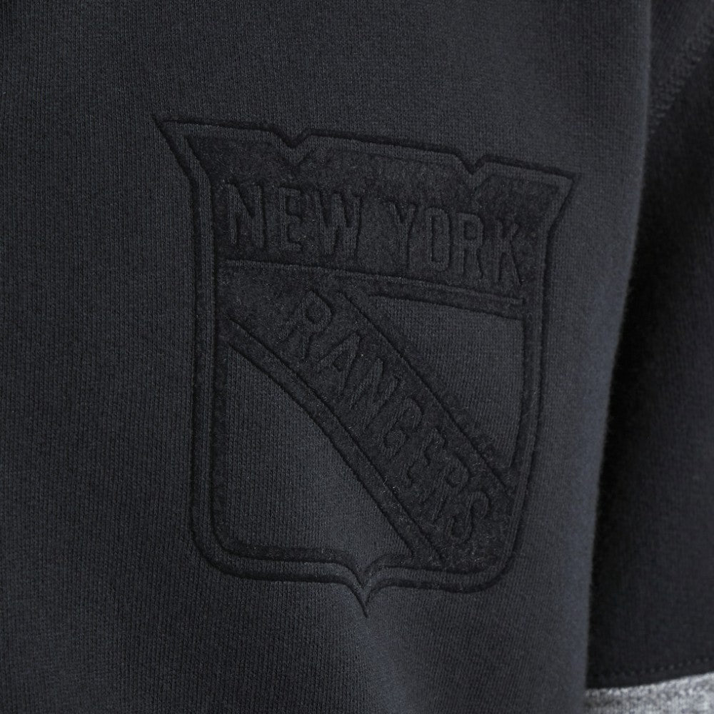 NHL Black New York Rangers Todd Snyder by Fanatics Full-Zip Fleece