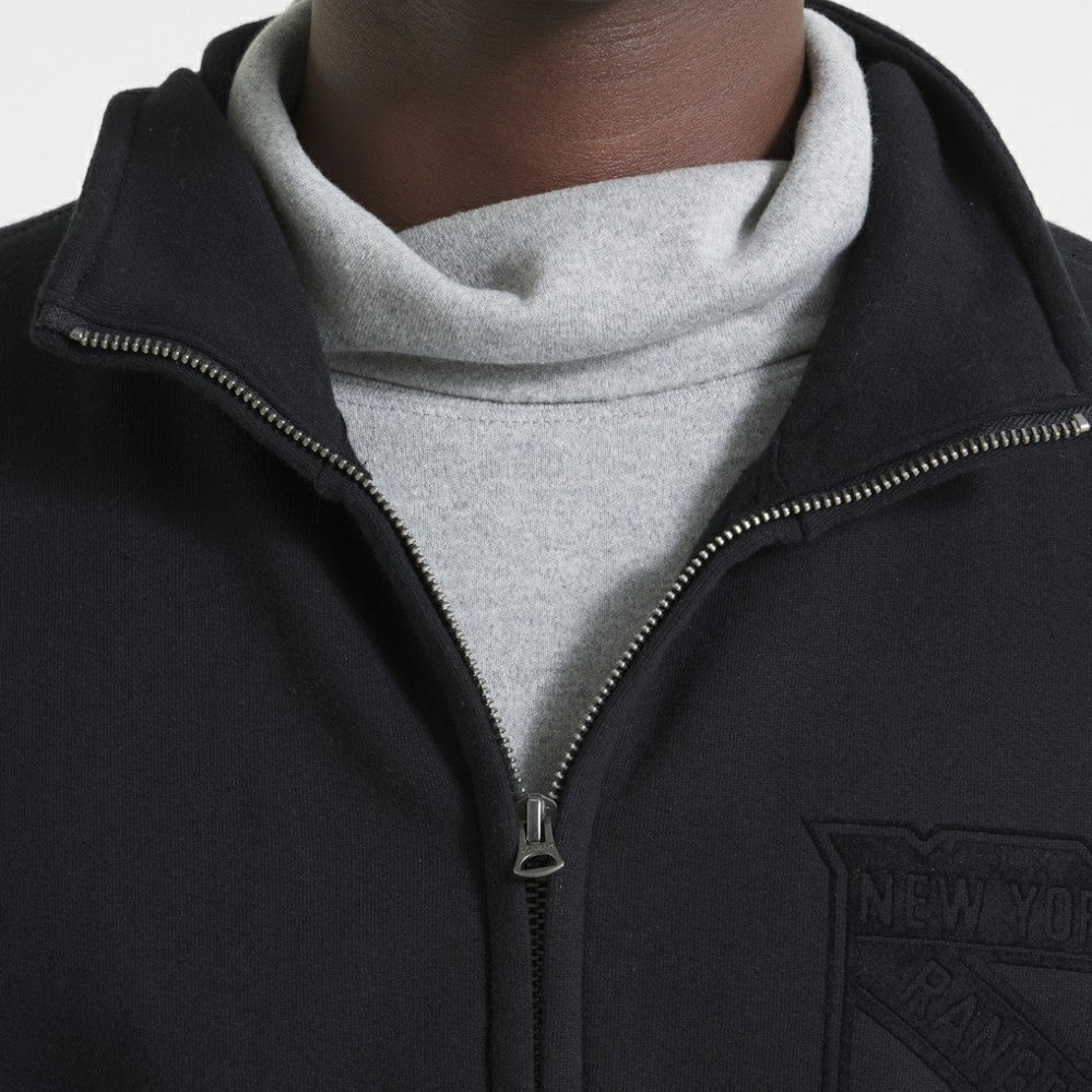 NHL Black New York Rangers Todd Snyder by Fanatics Full-Zip Fleece