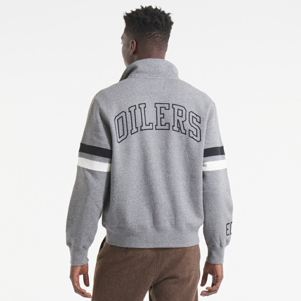 NHL Dark Heather Gray Edmonton Oilers Todd Snyder by Fanatics Full-Zip Fleece