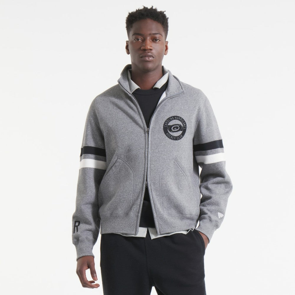 NHL Dark Heather Gray Carolina Hurricanes Todd Snyder by Fanatics Full-Zip Fleece