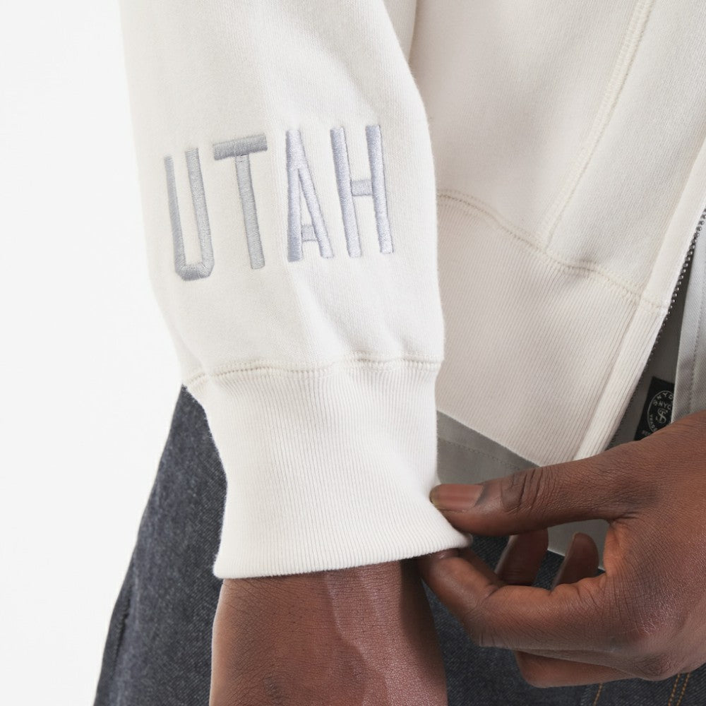 NHL White Utah Mammoth Todd Snyder by Fanatics Full-Zip Fleece
