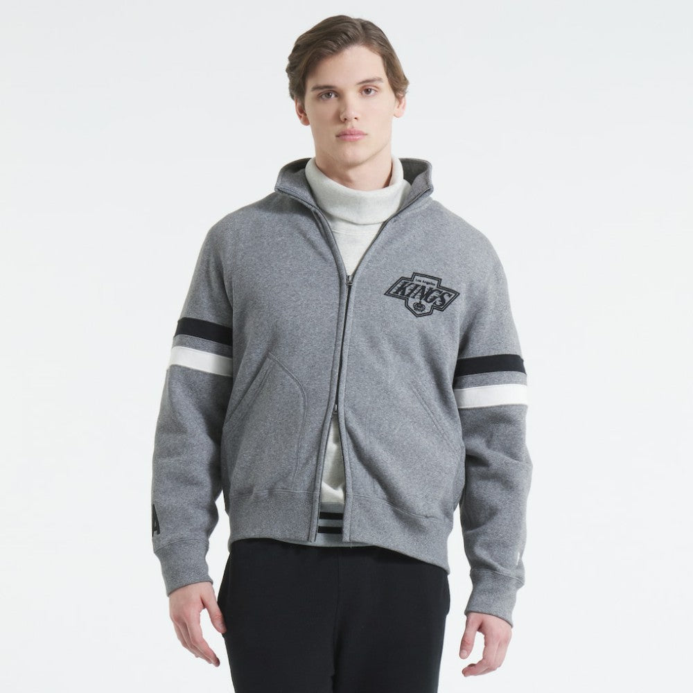 NHL Dark Heather Gray Los Angeles Kings Todd Snyder by Fanatics Full-Zip Fleece