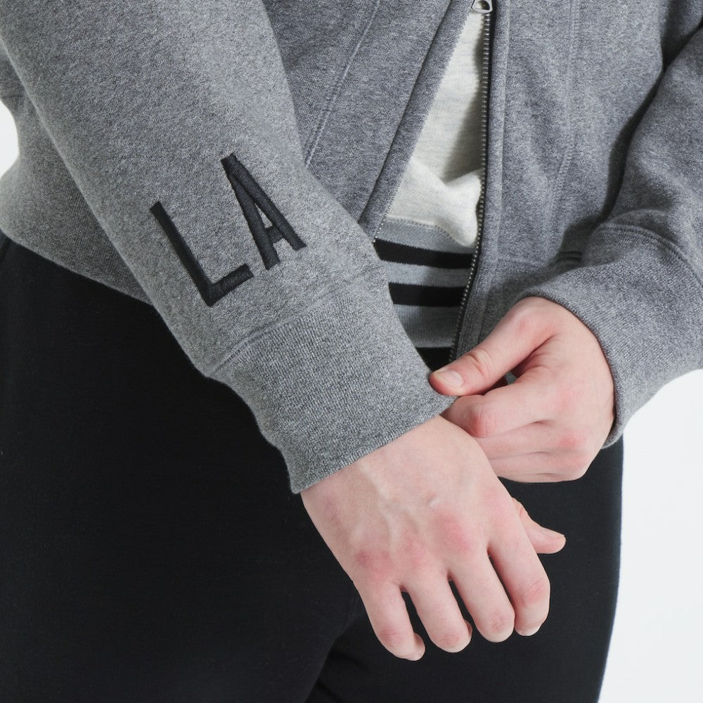 NHL Dark Heather Gray Los Angeles Kings Todd Snyder by Fanatics Full-Zip Fleece