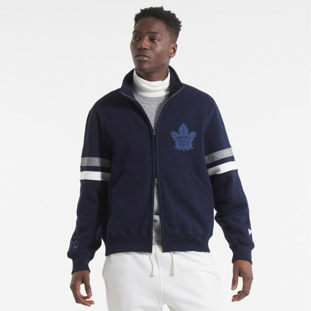 NHL Navy Toronto Maple Leafs Todd Snyder by Fanatics Full-Zip Fleece