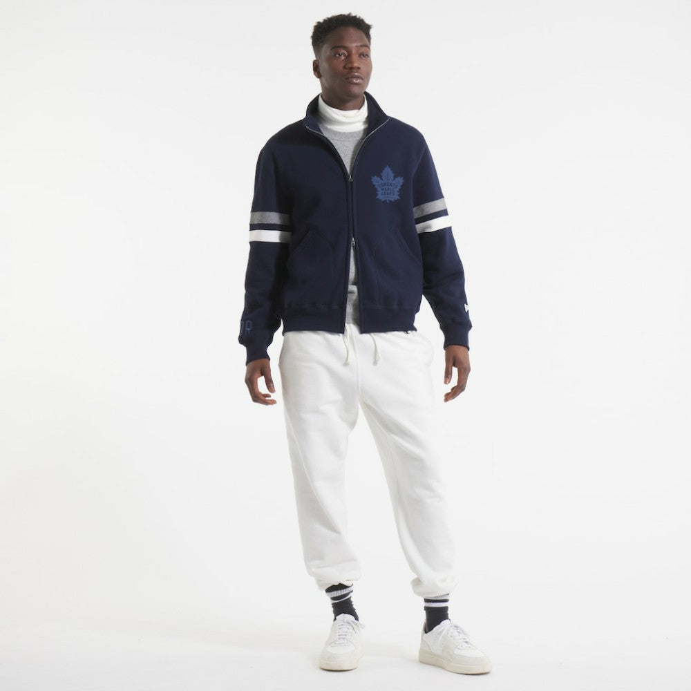NHL Navy Toronto Maple Leafs Todd Snyder by Fanatics Full-Zip Fleece