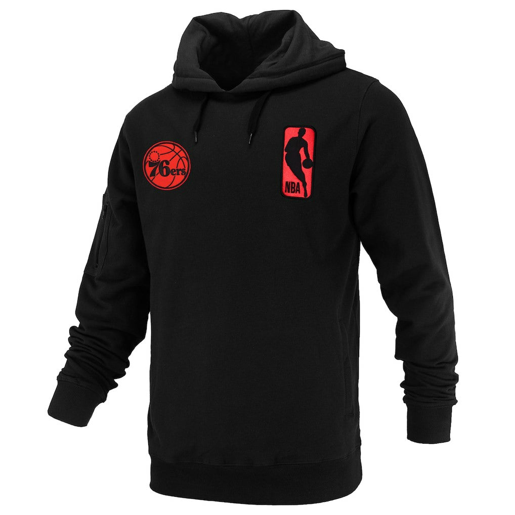 NBA Philadelphia 76ers FISLL Unisex Logoman Shadow Collection Pullover Hoodie