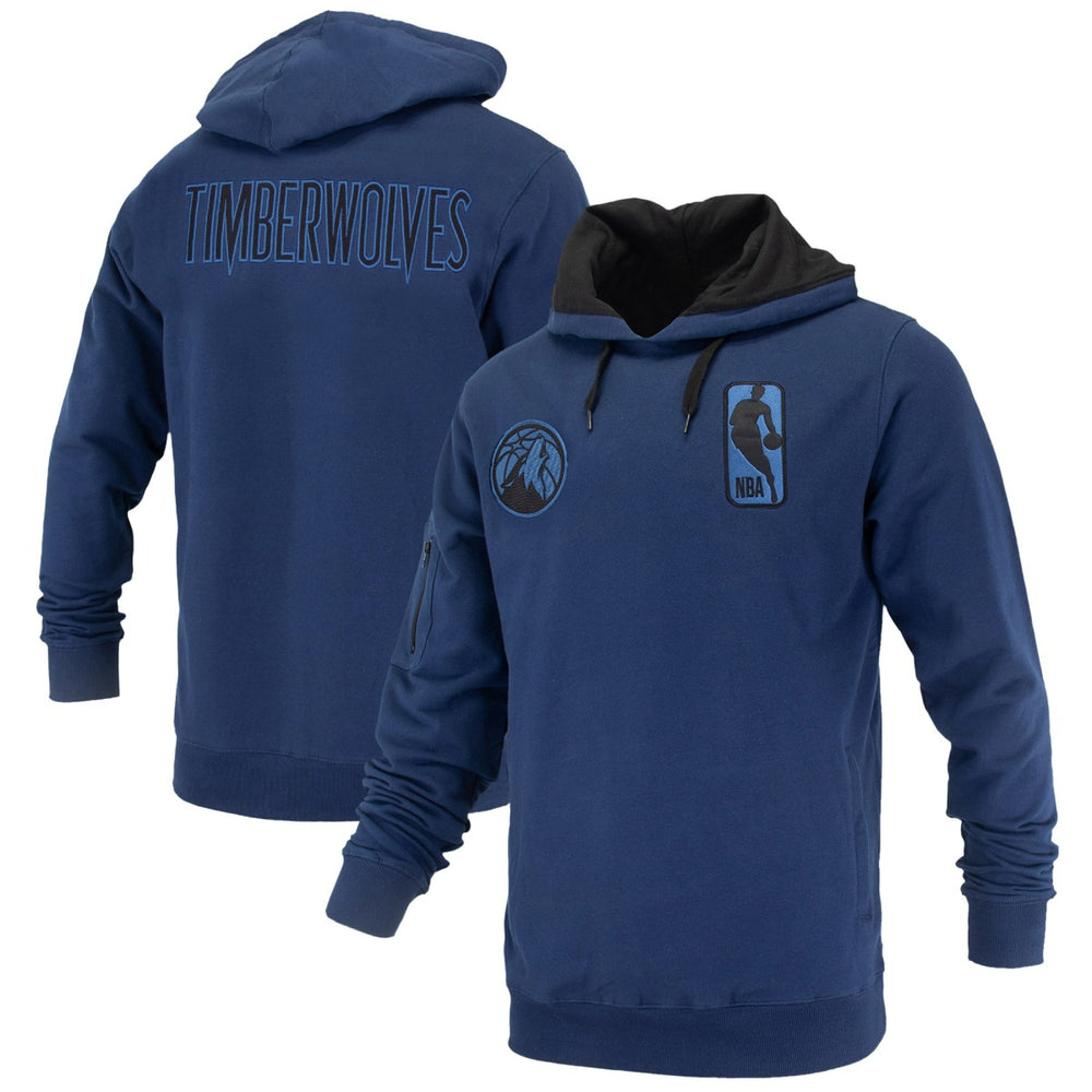 NBA Minnesota Timberwolves FISLL Unisex Logoman Shadow Collection Pullover Hoodie