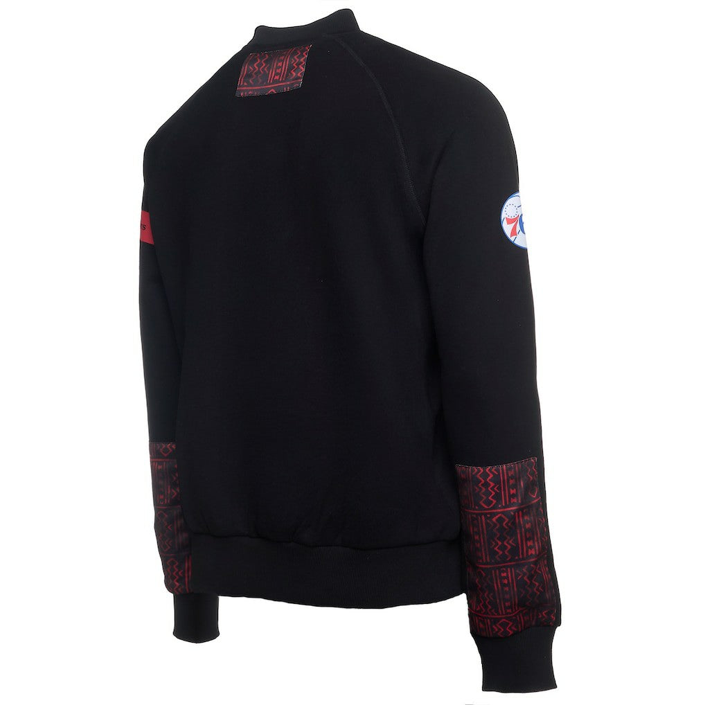 NBA Philadelphia 76ers NBA x Two Hype Culture & Hoops Collection Premium Pullover Sweatshirt - Black discount