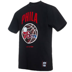 NBA Philadelphia 76ers NBA x Two Hype Culture & Hoops Collection Premium T-Shirt - Black shop