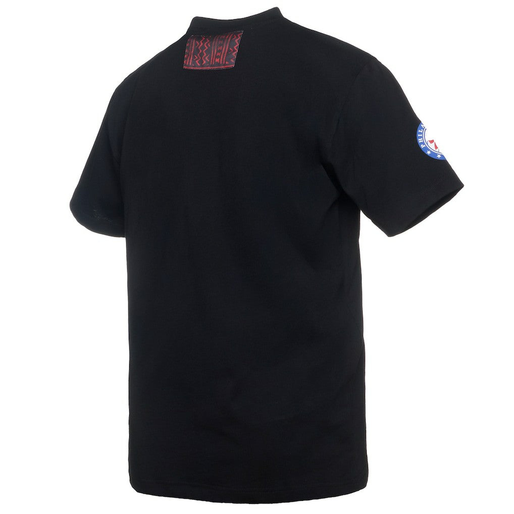 NBA Philadelphia 76ers NBA x Two Hype Culture & Hoops Collection Premium T-Shirt - Black shop