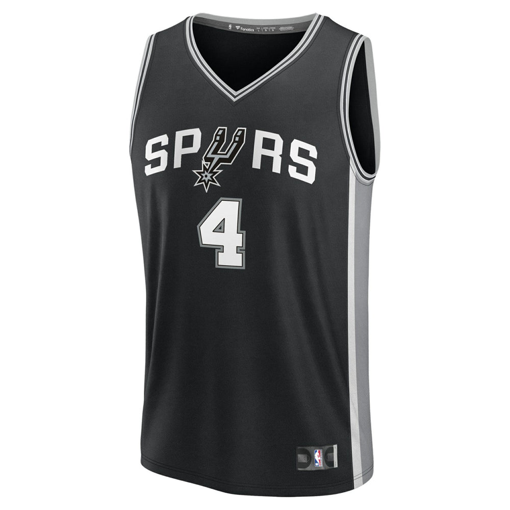 NBA De'Aaron Fox San Antonio Spurs Fast Break Replica Player Jersey