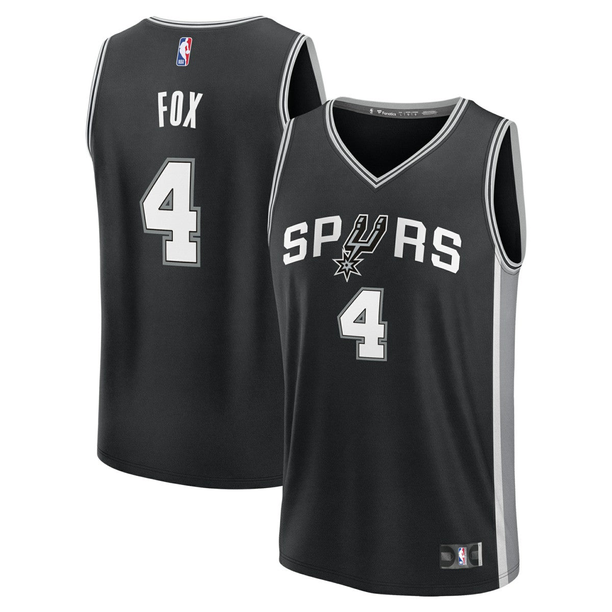 NBA De'Aaron Fox San Antonio Spurs Youth Fast Break Replica Player Jersey