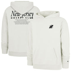 NHL Natural New Jersey Devils '47  Foundation Pullover Hoodie