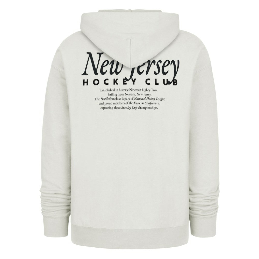 NHL Natural New Jersey Devils '47  Foundation Pullover Hoodie