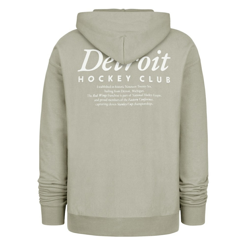 NHL Gray Detroit Red Wings '47  Foundation Pullover Hoodie