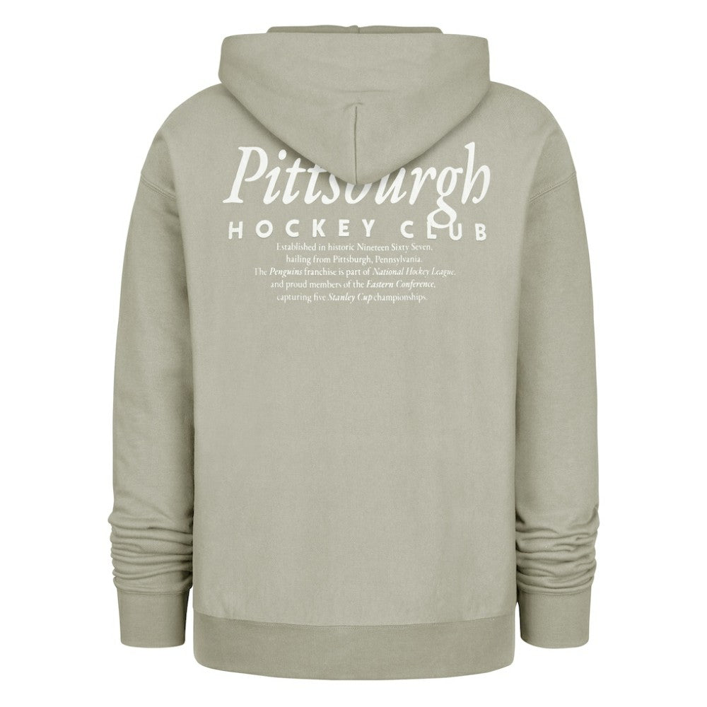 NHL Gray Pittsburgh Penguins '47  Foundation Pullover Hoodie