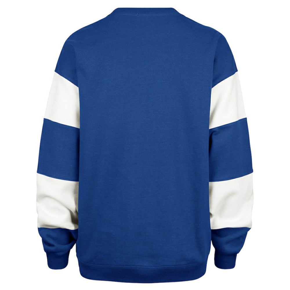 NHL Blue Tampa Bay Lightning '47 Women's Eephus Barred Pullover Sweatshirt