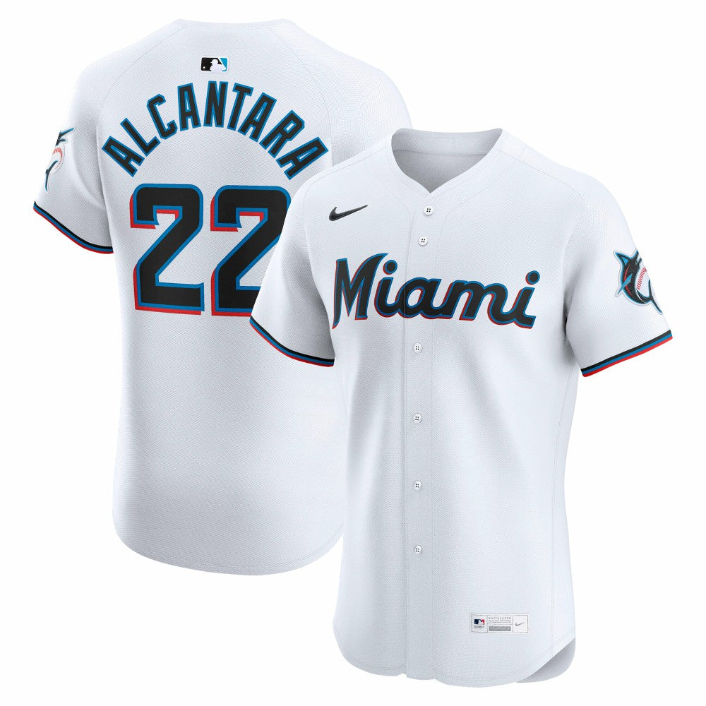 MLB Sandy Alcantara Miami Marlins Nike Home Elite Jersey