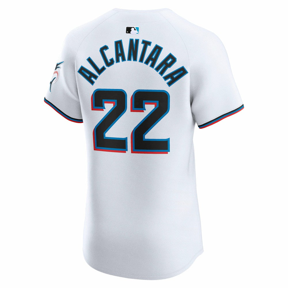 MLB Sandy Alcantara Miami Marlins Nike Home Elite Jersey