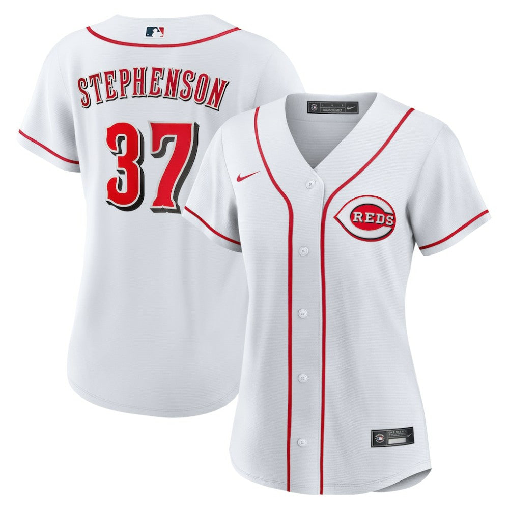 MLB Tyler Stephenson Cincinnati Reds Nike Women's Home Replica Jersey