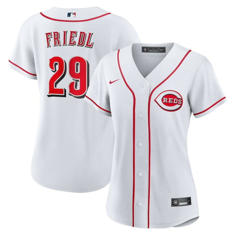 MLB TJ Friedl Cincinnati Reds Nike Women's Home Replica Jersey