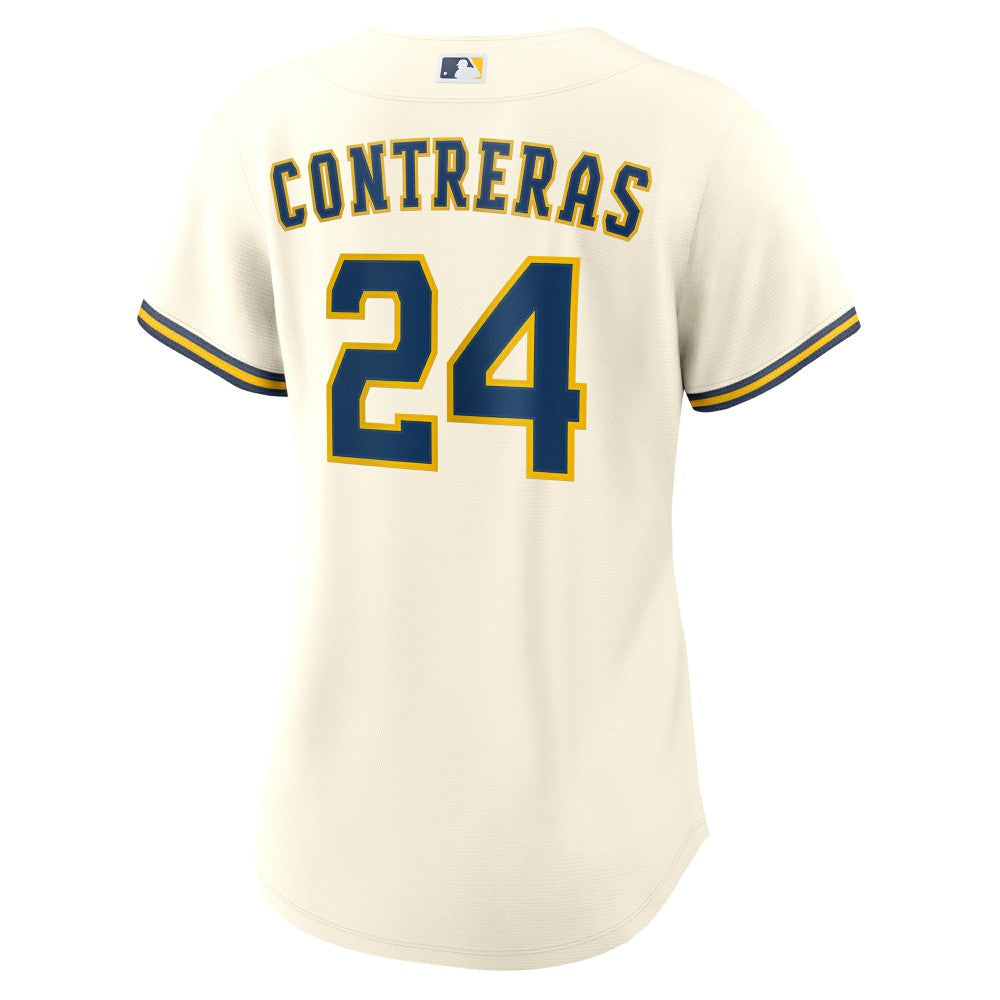MLB William Contreras Milwaukee Brewers Nike Women's Home Replica Jersey