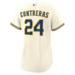 MLB William Contreras Milwaukee Brewers Nike Women's Home Replica Jersey