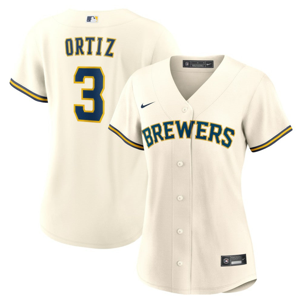 MLB Joey Ortiz Milwaukee Brewers Nike Women's Home Replica Jersey