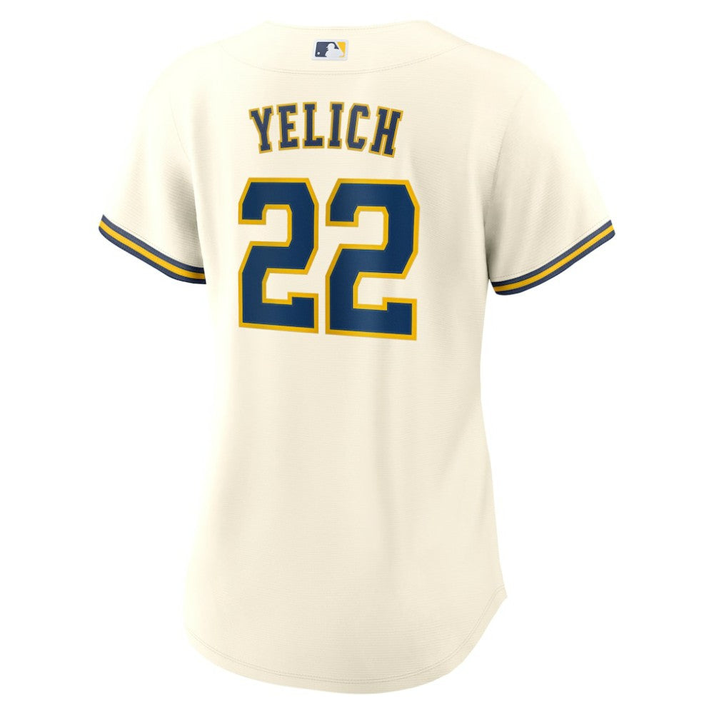 MLB Christian Yelich Milwaukee Brewers Nike Women's Home Replica Jersey