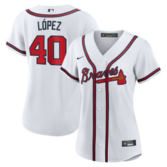MLB Reynaldo Lopez Atlanta Braves Nike Women's Home Replica Jersey