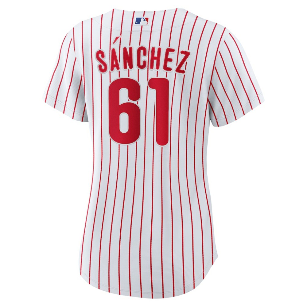 MLB Cristopher Sanchez Philadelphia Phillies Nike Women's Home Replica Jersey