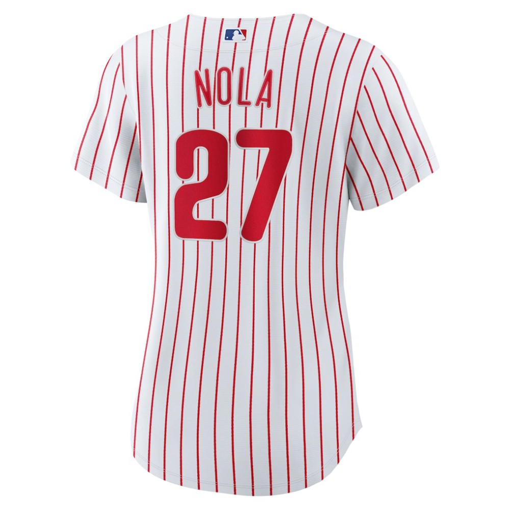 MLB Aaron Nola Philadelphia Phillies Nike Women's Home Replica Jersey