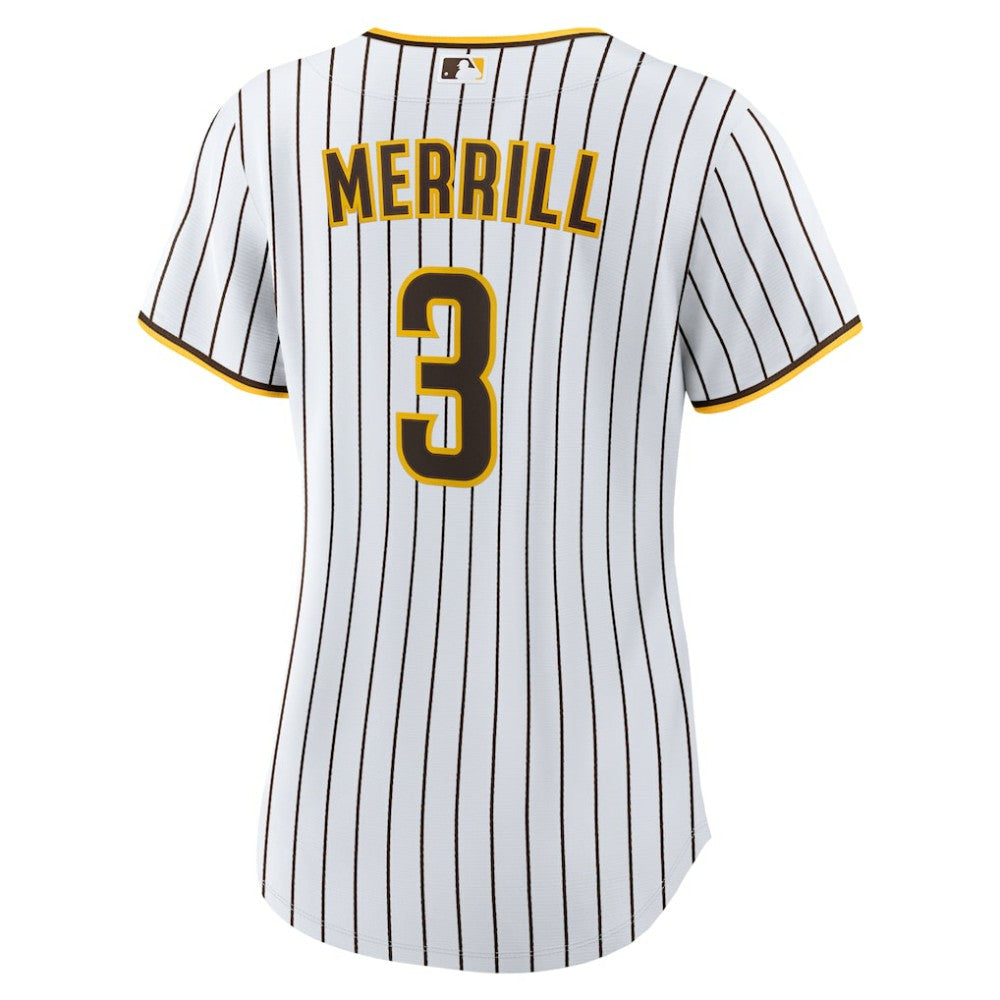 MLB Jackson Merrill San Diego Padres Nike Women's Home Replica Jersey