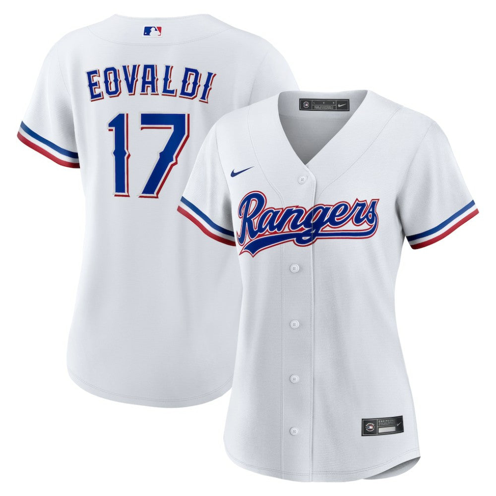 MLB Nathan Eovaldi Texas Rangers Nike Women's Home Replica Jersey