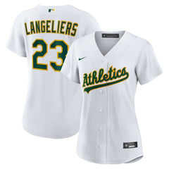 MLB Shea Langeliers Athletics Nike Women's Home Replica Jersey