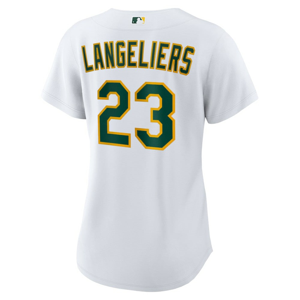 MLB Shea Langeliers Athletics Nike Women's Home Replica Jersey