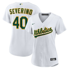 MLB Luis Severino Athletics Nike Women's Home Replica Jersey
