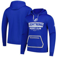 NHL Blue Tampa Bay Lightning adidas Team Pullover Hoodie