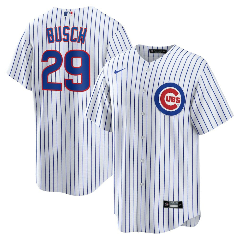 MLB Michael Busch Chicago Cubs Nike Home Replica Jersey