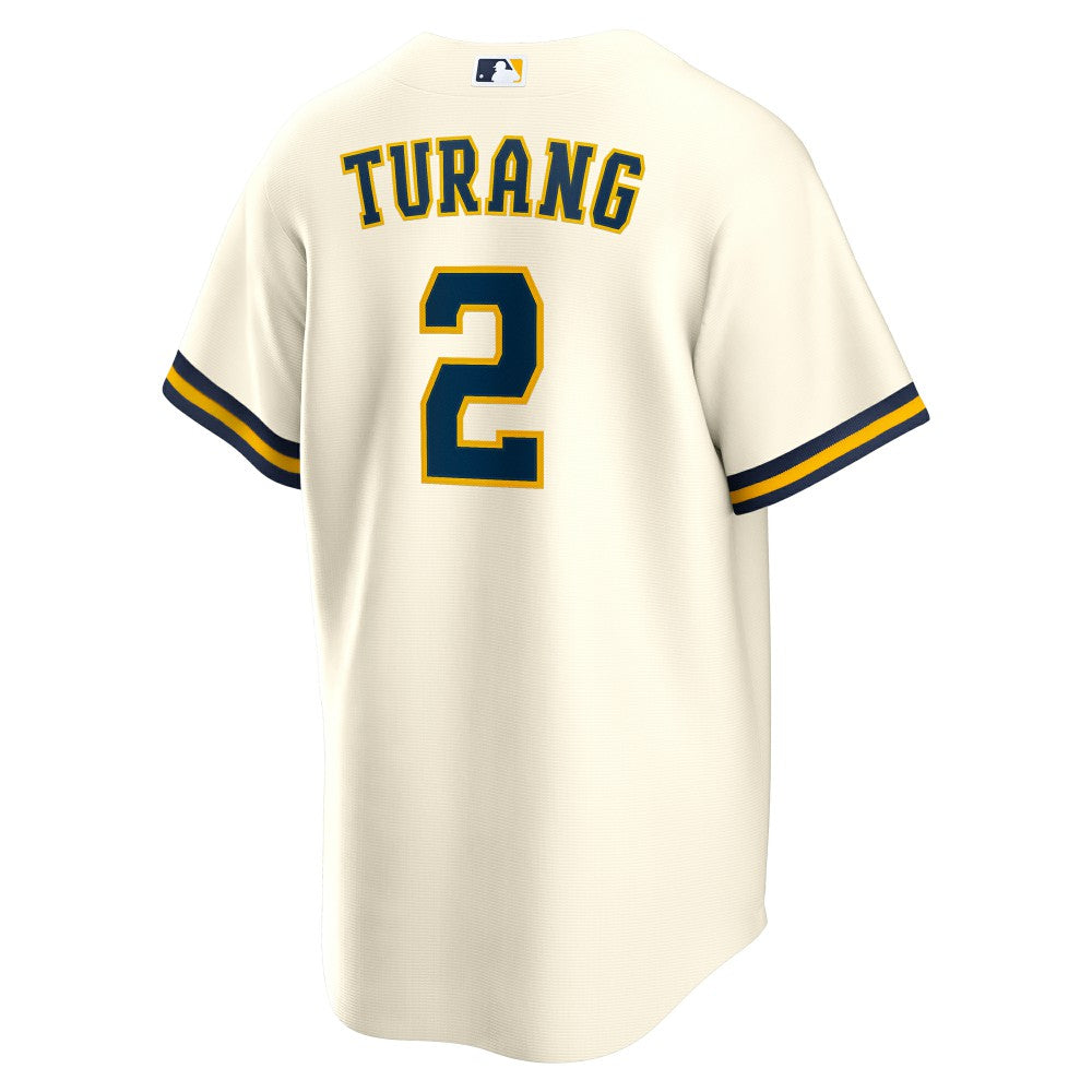MLB Brice Turang Milwaukee Brewers Nike Home Replica Jersey