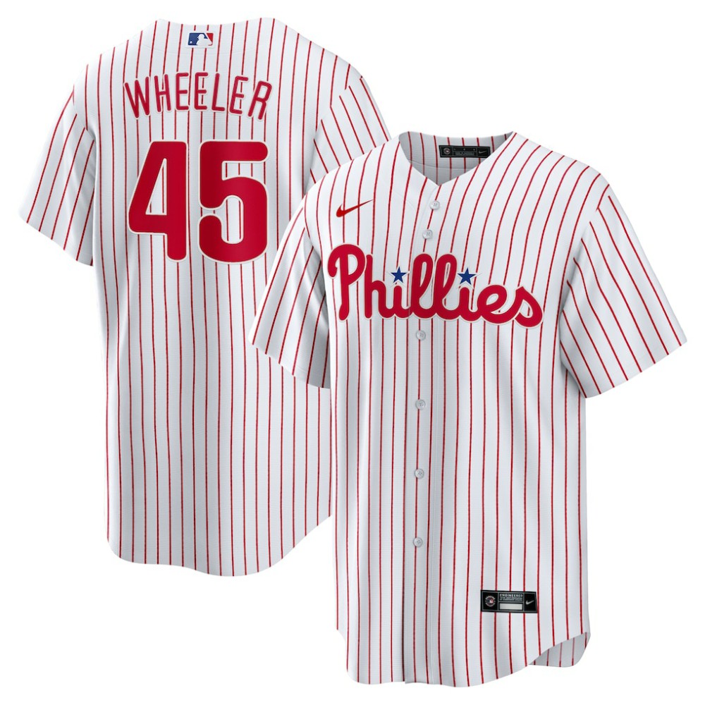 MLB Zack Wheeler Philadelphia Phillies Nike Home Replica Jersey