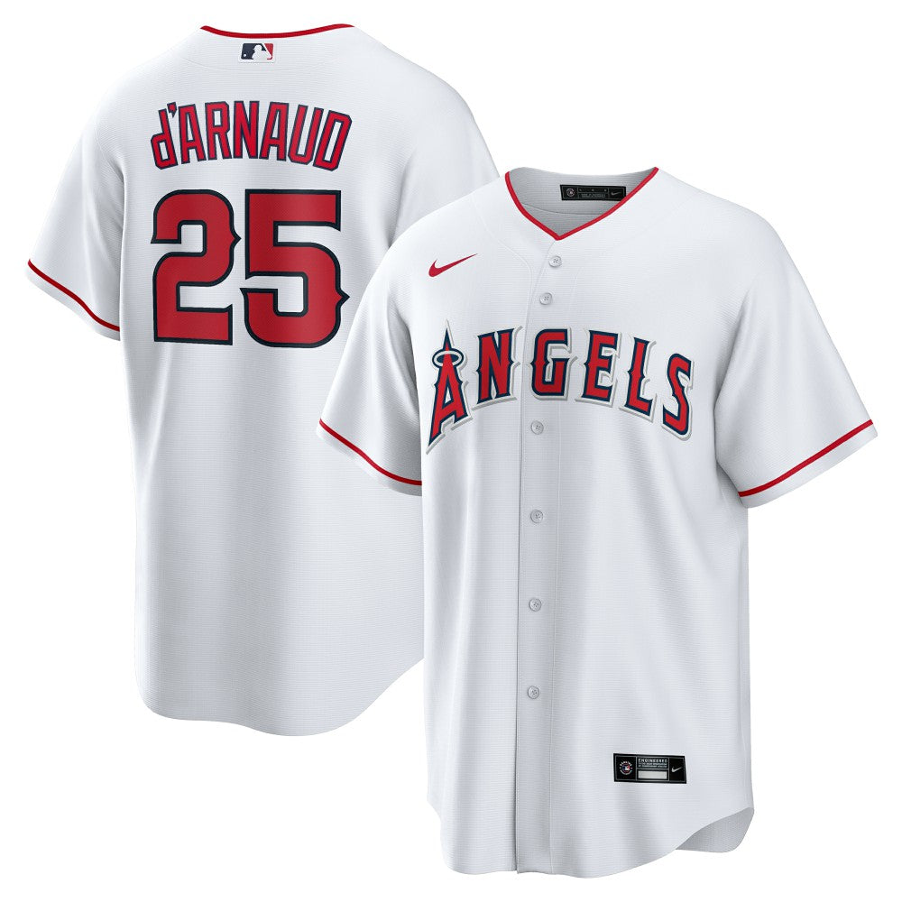 MLB Travis d'Arnaud Los Angeles Angels Nike Home Replica Jersey