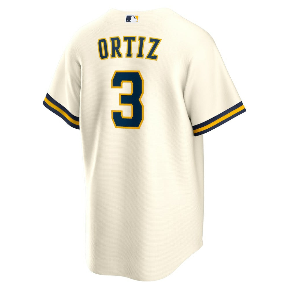 MLB Joey Ortiz Milwaukee Brewers Nike Home Replica Jersey
