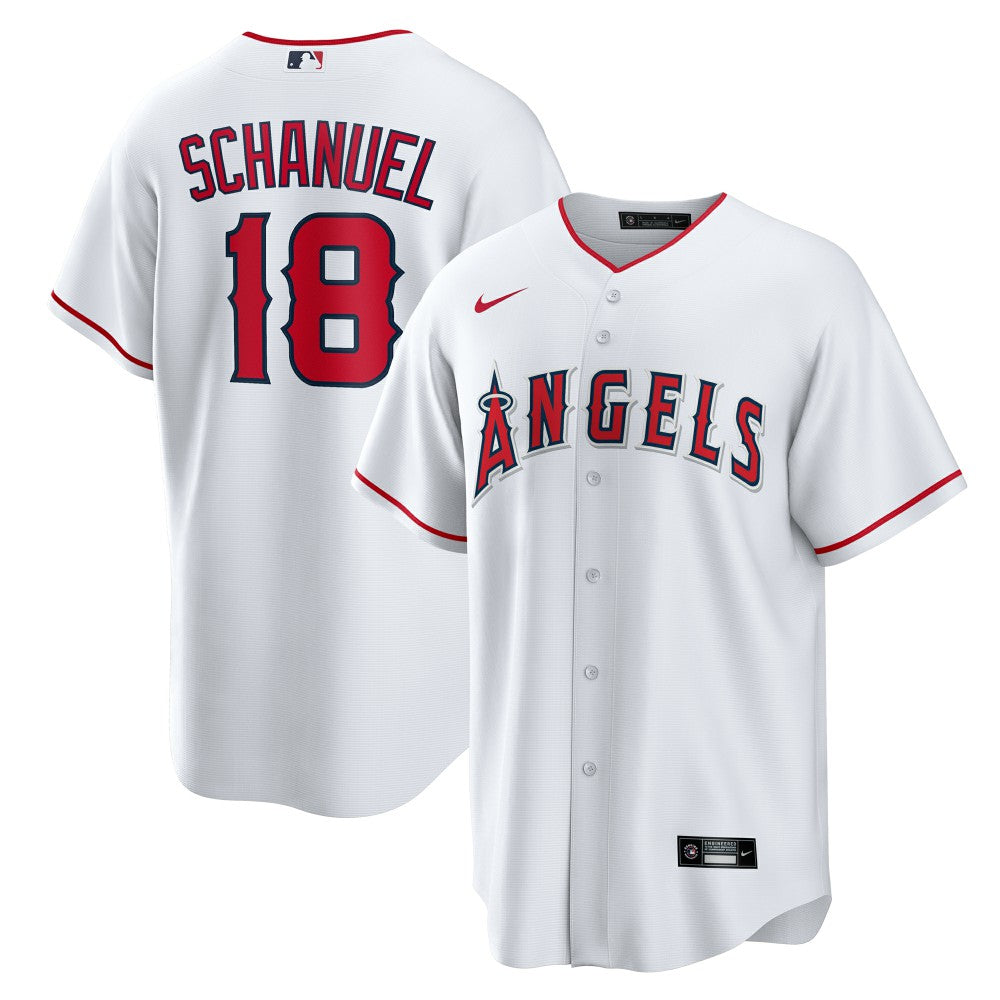 MLB Nolan Schanuel Los Angeles Angels Nike Home Replica Jersey