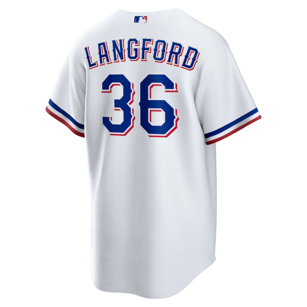 MLB Wyatt Langford Texas Rangers Nike Home Replica Jersey