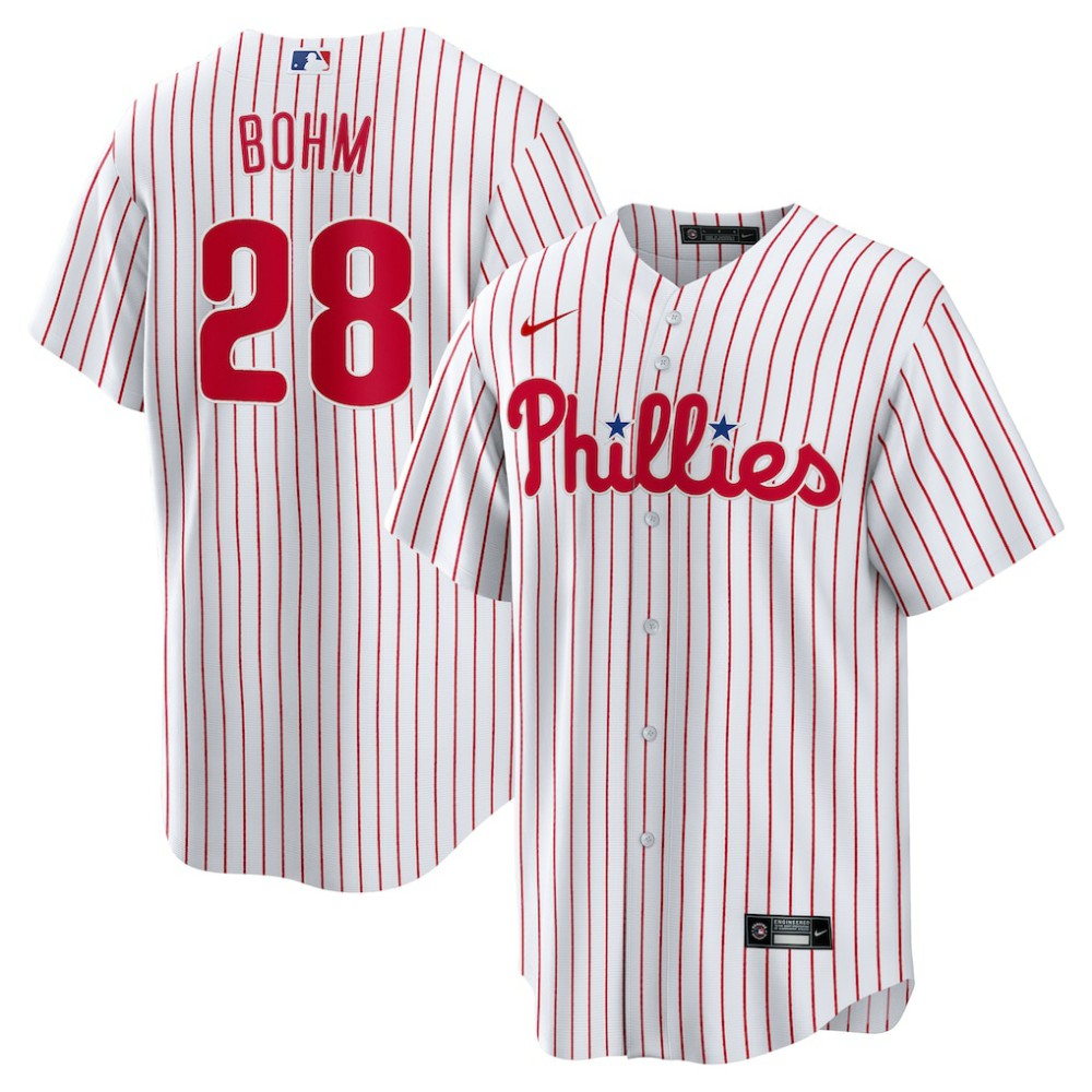 MLB Alec Bohm Philadelphia Phillies Nike Home Replica Jersey