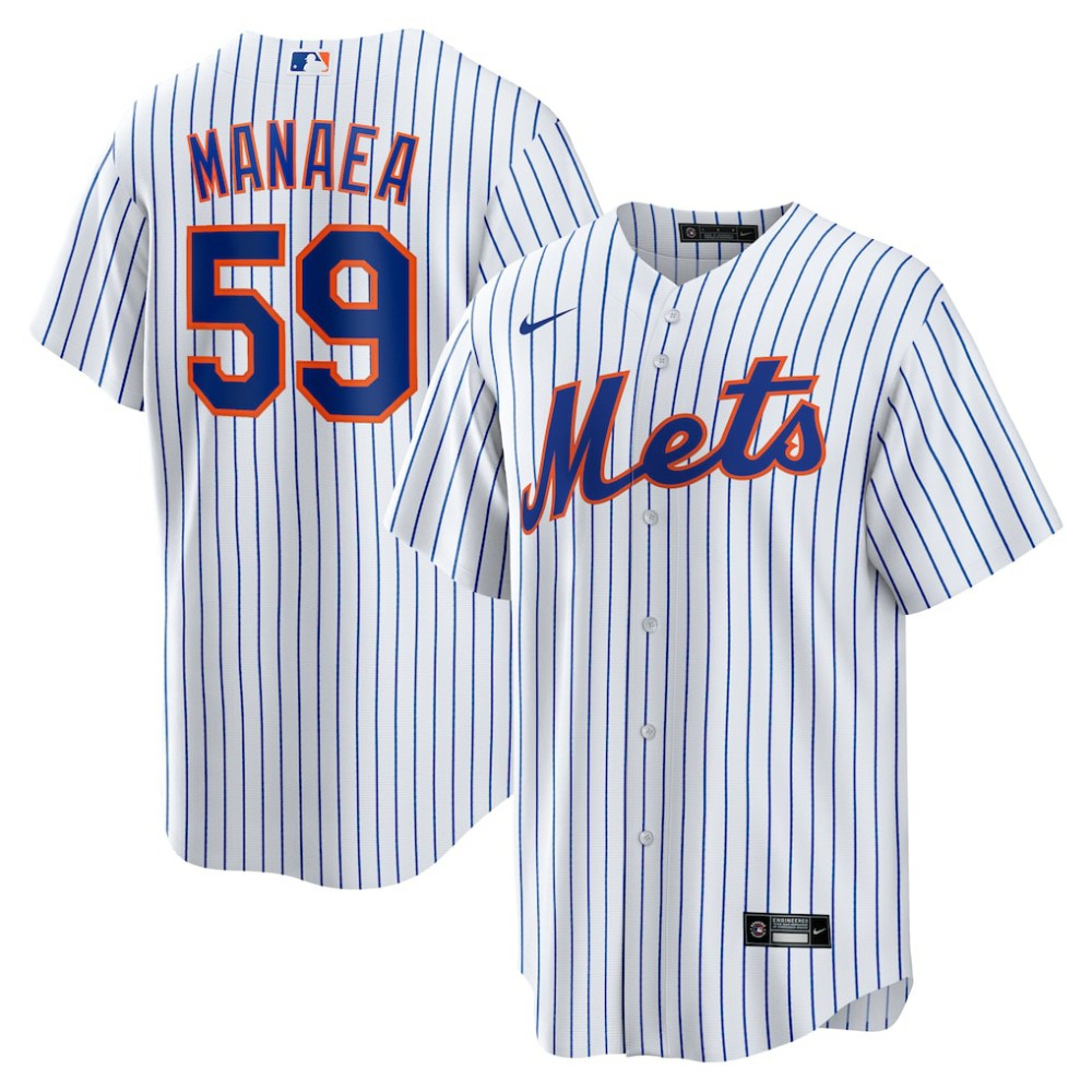 MLB Sean Manaea New York Mets Nike Home Replica Jersey