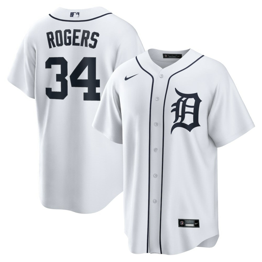 MLB Jake Rogers Detroit Tigers Nike Home Replica Jersey